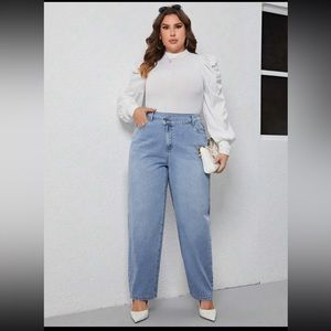 Essnce Plus Mom Fit Jeans